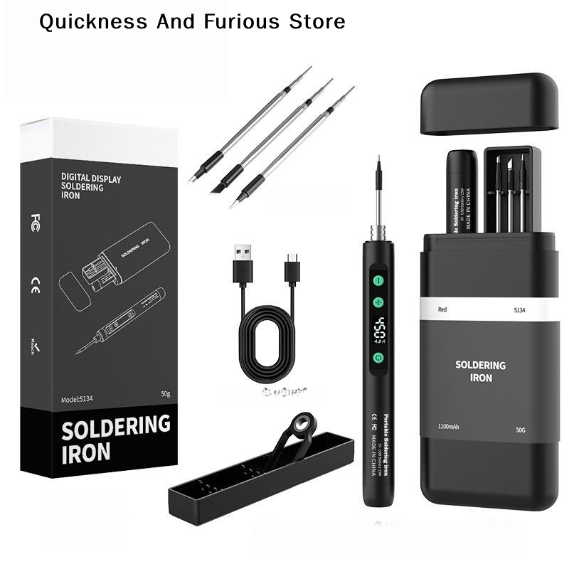 Electronics Repair Kit With Soldering Iron - Ferro de Solda Sem Fio com