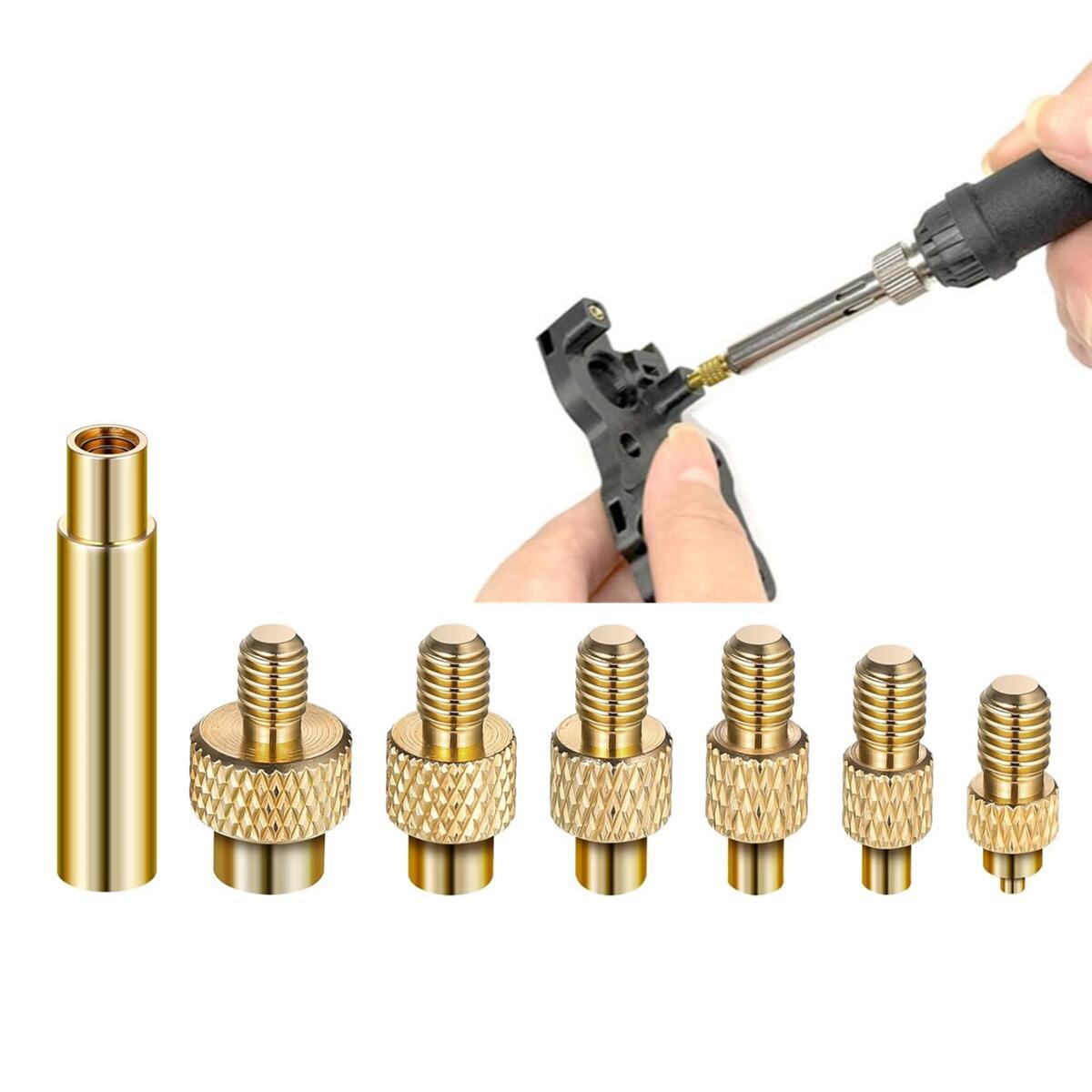 Electronics Repair Kit With Soldering Iron - Porca de inserção térmica, pontas de