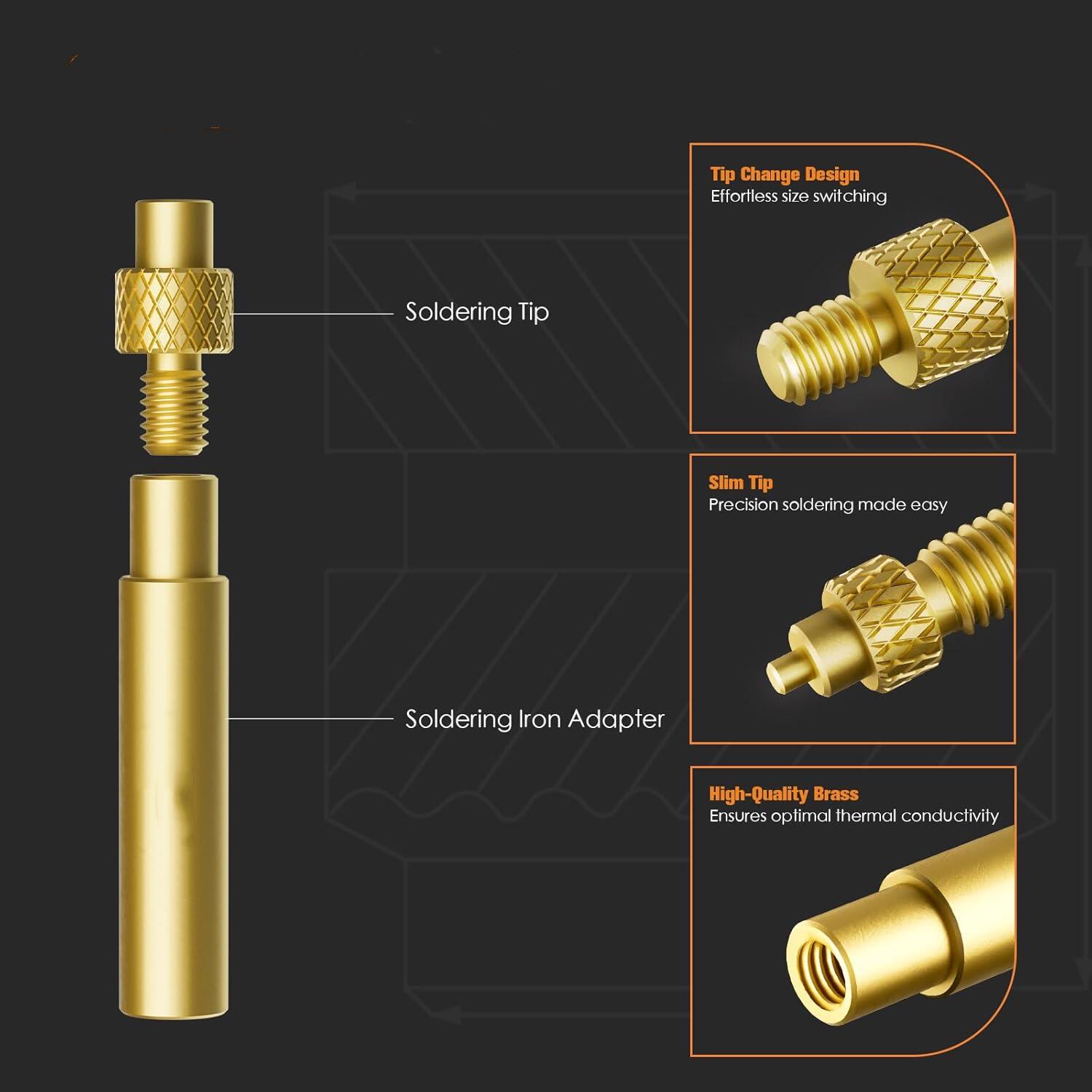 Porca de inserção térmica, pon - Electronics Repair Kit With Soldering Iron avaliação e preço